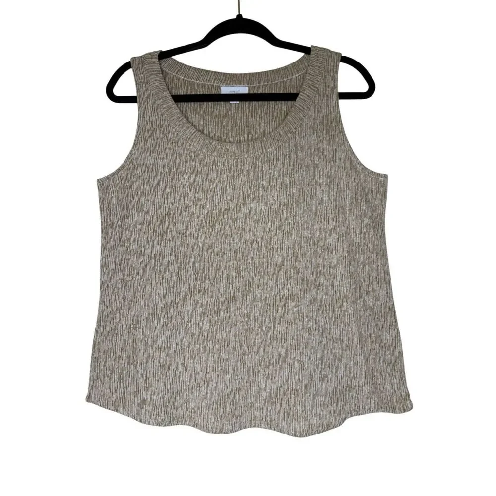 J. Jill Pure Jill 2 Pc. Cardigan +‎ Shell Size M Linen Blend Oversized Lagenlook